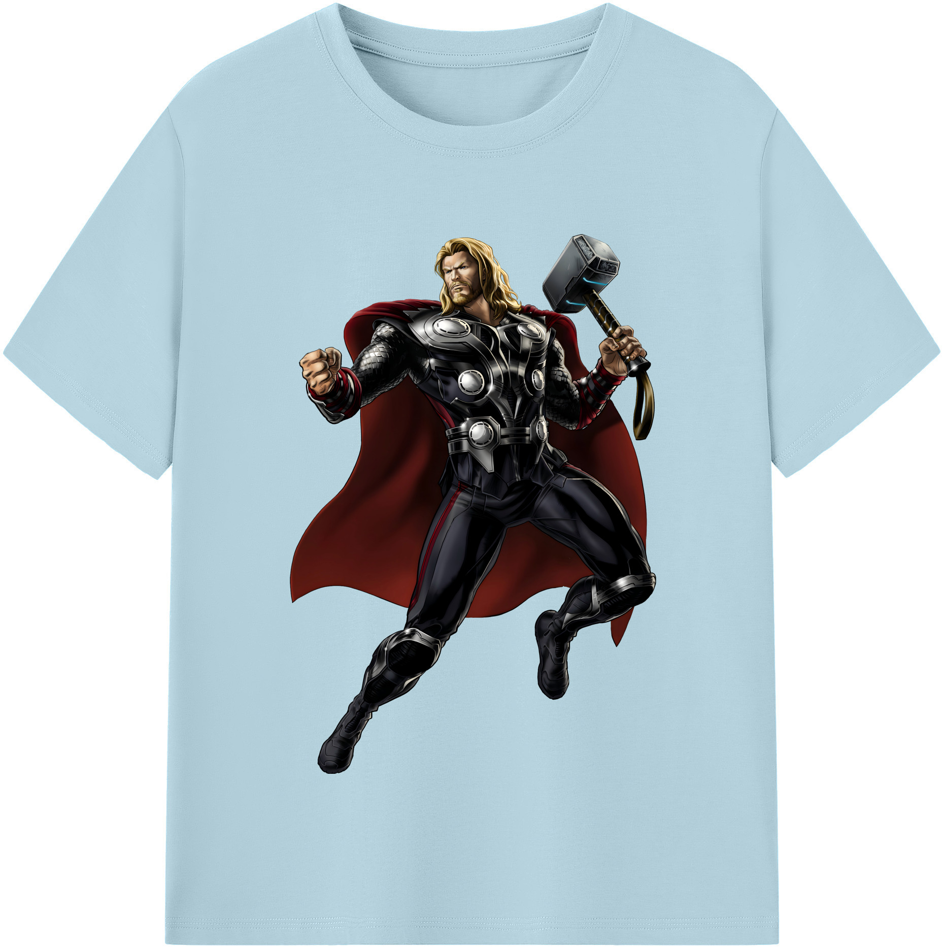 （画像用） アベンジャーズ The Avengers 綿100％半袖Tシャツ（フロントプリント）